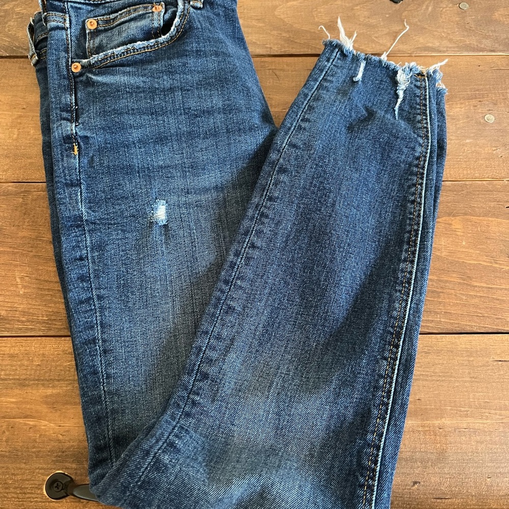 Zara High Rise Ankle jeans